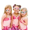 Novos Óculos de Papel de Sereia Adereços para Fotos Cauda de Peixe Óculos de Estrela Decoração de Festa de Aniversário Infantil para Fotos