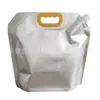 Corpo Nu 1L2.5L5L Bolsa com Bico de Alumínio Puro Grau Alimentício Bolsa de Ombro Bolsa de Água Rica em Hidrogênio Bolsa Auto-Suportável para Subembalagem de Suco e Sopa