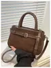 Bolsa balde transfronteiriça retrô versátil moda personalidade bolsa de ombro mini fofa para o dia a dia versátil bolsa casual para mulheres