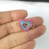 Moda Europeia e Americana gota de óleo amor joias acessórios diy liga galvanoplastia pulseira brincos acessórios de joias comércio exterior