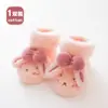 Meias de Chão para Bebê Inverno Novo Estilo Quente Desenho Animado Boneca Meias para Meninas Meias Sem Costura para Bebês Classe A Atacado