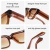 2026 Nuevas Gafas de Sol Polarizadas Tipo Pin de Estilo Europeo y Americano para Hombre, Gafas de Sol Cuadradas de Alta Gama Transfronterizas con Monturas Gruesas de Acetato de Imitación