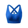 Ropa Interior Femenina para Fitness Estilo Europeo y Americano, Sujetador para Correr de Alta Intensidad, Antishock, Delgado, Tallas Grandes, Espalda Cruzada Deportiva, Secado Rápido, Transfronterizo