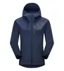 Chaqueta Cortavientos Soft Shell para Pareja Ropa de Montañismo Ligera Cómoda para Viajes Ocio al Aire Libre Unisex Se Puede Estampar Texto Logo