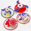 Accesorios de Ropa para Niños Más Vendidos Spider-Man Parche con Luz Dibujo Animado Giratorio Etiqueta de Plástico de Goma Parche Impermeable