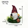 Figuras de Gnomos Criativas Transfronteiriças, Artesanato de Resina para Jardim Externo, Decorações Personalizadas para Aquário com Atmosfera