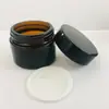 Spot Botella de Vidrio Marrón de Hombro Caído de Gama Alta para Crema Facial, Crema para Ojos, Cosméticos Subbotella 15g 30g 50g