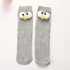 Meias Infantis Olhos Grandes Tridimensionais Uso Frontal e Traseiro Meias de Bebê Desenho Animado Fofo Meias Empilhadas para Bebê