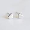 Pendientes coreanos eManco Love, sencillos, de acero inoxidable, chapados en oro, para mujer. Nuevos accesorios de AliExpress. Venta al por mayor.
