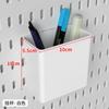 Tablero Perforado para eSports Estante de Almacenamiento Personalizado para Pared sin Agujeros Escritorio de Estudio para Computadora Tablero Colgante Caja de Exhibición Hecha a Mano
