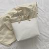 2022 inverno nova cor sólida moda coreana estilo feminino bolsa de ombro casual axila saco simples portátil bolsa feminina