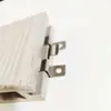 Suelo de composite de madera y plástico hebilla madera-plástico hebilla madera-plástico parte sin juntas exterior conector de suelo para exteriores rejilla de piña