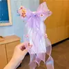 Pasador de Pinza de Pelo con Lazo de Cinta para Niñas Elsa Hielo y Nieve Tocado Super Hada Niña Pasador de Pelo Princesa Elsa Niña Pequeña Accesorios para el Cabello