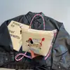Bolsa de Ombro Fofa com Bordado de Dachshund Estilo Japonês para Mulheres, Bolsa de Tecido para o Dia a Dia de Nicho, Bolsa Transversal Versátil Personalizada para Crianças