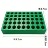 Caja de almacenamiento de brocas de 50 agujeros, organizador hexagonal de brocas para destornillador eléctrico de 6.35 mm, un artículo imprescindible para la organización y el almacenamiento en el escritorio