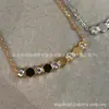 Collar de panal Shangmei para mujer, artesanía CNC en oro V, chapado en oro de 18 quilates, oro rosa, diseño de cintura delgada, cadena de panal de alta gama para la clavícula
