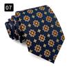 Corbata de Hombre Estilo Hong Kong Retro Estampado Vestido Moda Yuppie Seda Texturizada Accesorios Camisa Traje Hecho a Mano Ancha 8CM