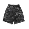 Pantalones Cortos de Trabajo Camuflaje Americano de Verano Multibolsillos para Hombre Moda Callejera Cinturón Cinturón Pantalones Anchos Sueltos de Lana Vieja