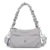 Bolsa Feminina Casual de Um Ombro 2026 Nova Bolsa de Tecido de Nylon com Múltiplos Compartimentos Bolsa de Mão Leve para o Outono Bolsa Transversal