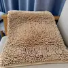 Tamaño grande, envío gratis, alfombrilla de chenilla de color liso para el suelo, alfombrilla absorbente para el baño, alfombrilla para los pies del hogar, alfombrilla para la puerta de la cocina y el dormitorio