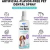Kineshinex Spray Dental para Perros y Gatos Sin Aroma Triple Enzima y Probiótico Spray de Cuidado Oral para Perros