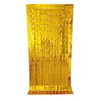 1* Cortina Quadrada Vertical de Gota de Chuva para Pet 2m Descartável Impermeável Decoração de Fundo para Festa de Aniversário Casamento