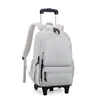 Mochila 2026 Novo Modelo de Mochila Escolar com Rodinhas e Impressão Personalizável para Alunos do Ensino Fundamental e Médio, Protetora da Coluna, Quente Venda Transfronteiriça
