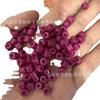Cuentas cilíndricas pequeñas de color de 6 mm diy cuentas de barril acrílicas cuentas sueltas pulsera collar accesorios para el cabello accesorios para niños