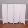 Valla de Área Pantalla de Ratán Separador de Mascotas Decoración Barra Pared Divisoria Infantil Plegable Guardería Pantalla Pequeña
