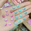 Nuevos Accesorios de Resina para Uñas, Concha Marina 3D Decoraciones para Uñas DIY, Pendientes, Decoraciones para Fundas de Teléfono, Accesorios para Uñas Portátiles