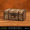 Caja de Almacenamiento de Madera Retro con Cerradura Caja de Contraseña Caja para Cartas Tarjetas Tesoros Caja Pequeña de Madera Almacenamiento Caja de Madera Caja de Sellado