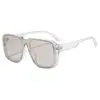 Gafas de sol de moda europea y americana de montura grande retro combinables personalidad transfronteriza deportes al aire libre ciclismo protección solar gafas de sol modernas para mujer