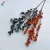 13 galhos de azevinho ramo longo fruto vermelho alta qualidade decoração interna flor artificial hotel decoração suave flor flor artificial