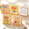 Calendario de Escritorio Mini Oso Pequeño 2027 Regalo, Alta Estética para Niñas, Mini Calendario de Estudiante, Decoración de Escritorio, Regalo Pequeño