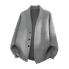 Suéter Cardigan de Tricô de Alta Qualidade da Marca NASA Masculino Outono Casual Simples Cool Estilo Old Money Top Jaqueta