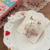Novo clip de cabelo de coelho de desenho animado para primavera e verão, elástico de cabelo, presilha de cabelo infantil, animal fofo e doce, corda de cabelo, acessório de cabeça, acessórios de cabelo para bebê