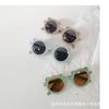 Gafas de sol para niños color Brin Brin Morandi orejas de oso esmeriladas para bebé modelado cóncavo gafas de sol con protección solar