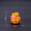 Halloween Cabeça de Abóbora Micro Paisagem Paisagismo Resina Artesanato Decorações DIY Jóias Acessórios Presentes de Atmosfera de Férias