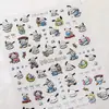 Adesivos de Unha Fofos Pochacco Coloridos Tendência Decalques de Unha Cartoon Girly 3D de Alta Qualidade Decorações