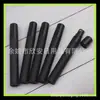 Botella pulverizadora negra 10ml pluma pulverizadora de plástico empaque de perfume de prueba pluma spray de alcohol para belleza botella pulverizadora 10ml