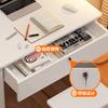 Escritorio con Cajones, Mesa Pequeña con Cerradura, Escritorio de Estudiante para Escribir, Juego de Escritorio y Silla, Escritorio de Computadora, Escritorio para Uso en Dormitorio con Almacenamiento