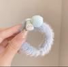 Cuerda para el cabello súper linda tridimensional de felpa para otoño e invierno para niños, niñas, bebé, fresa, oso, cuerda para el cabello linda, anillo para el cabello, accesorios para el cabello de princesa