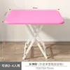 Mesa cuadrada plegable, mesa de comedor simple para el hogar para apartamentos pequeños y casas de alquiler, mesa portátil para puestos al aire libre