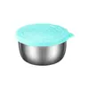 Taza de Salsa de Acero Inoxidable con Tapa, Plato para Ensalada de Tomate, Plato para Condimentos, Mini Taza Sellada para Salsa, Plato para Dips, Plato para Condimentos