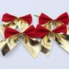 Decoración navideña rojo brillante Dorado Plata Correa para árbol de Navidad hecha a mano DIY alambre de amarre para embalaje lazo para estante