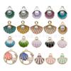 Venta Caliente Mezcla 50 pzs Multicolor Gota de Aceite Estrella de Mar Concha Colgante Accesorios para el Cabello Pulsera Accesorios para Collar Accesorios DIY