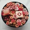 Pegatinas Festivas de Felpa con Palabras Felices para Bodas Caja de Compromiso para Bodas Cubo de Abrazos Pegatinas Decorativas para Muebles Decoraciones de Atmósfera para Escenas