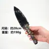 Obsidiana Cristal Natural Ópalo Cuchillo Hacha Espada Sin Filo Modelo Csgo Cuchillo Golpeado a Mano Cuchillo de Mena Wholesale