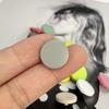 Botões de Pressão Coloridos Planos, Botões Redondos Pintados por Spray, Botões Ocultos para Jaquetas e Casacos de Pluma, Botões de Pressão para Jaquetas Jeans
