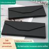 Caixa de óculos artesanais de fornecimento de fábrica caixa de óculos dobráveis triangular caixa de óculos de sol de couro PU preto pode ser logotipo fixo
